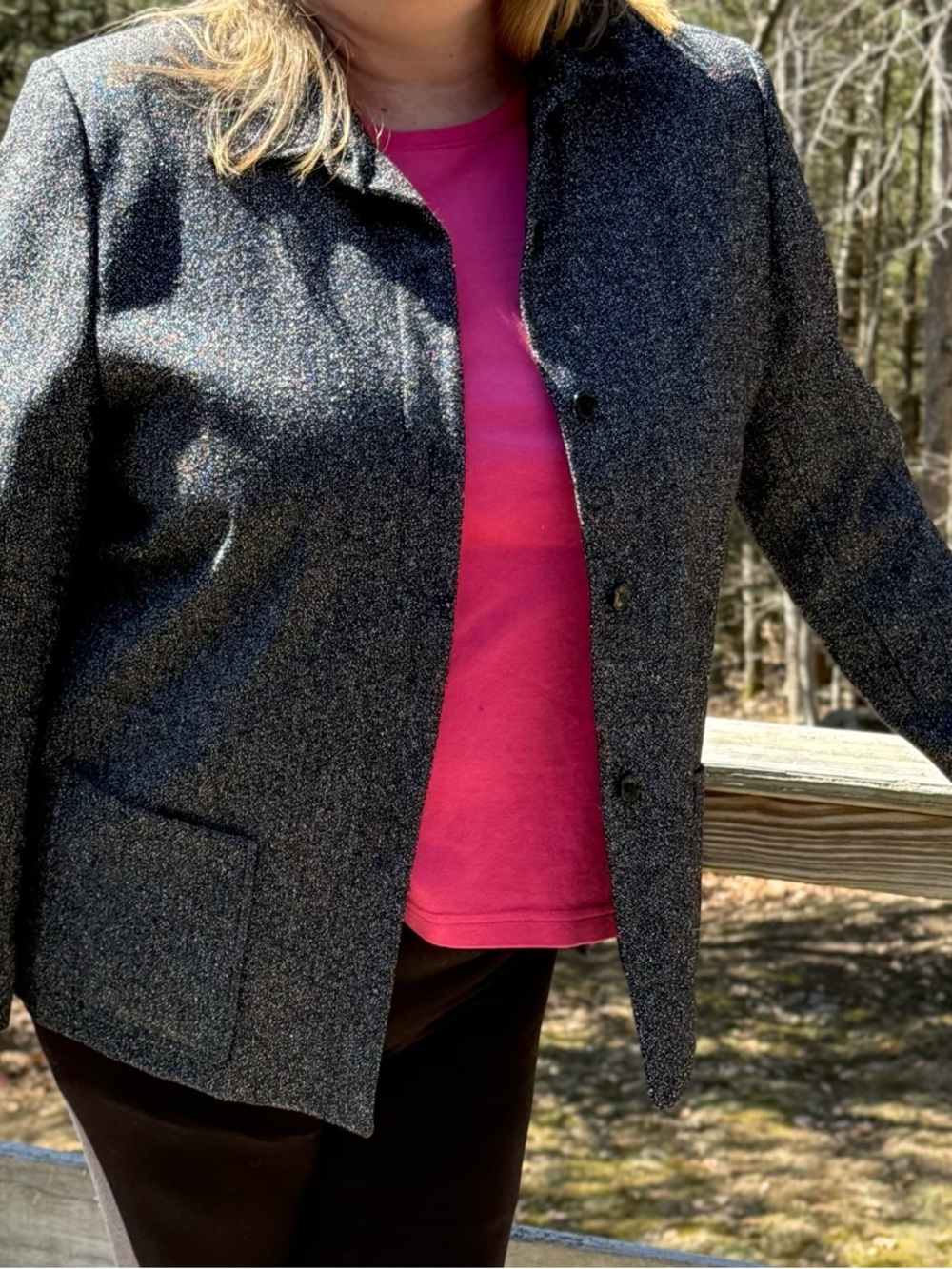 Authentic, Vintage Pendleton Wool Women’s Heathered Suit Blazer Jacket Size 16